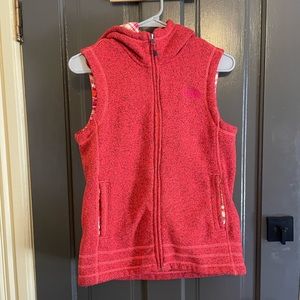 The North Face hooded vest